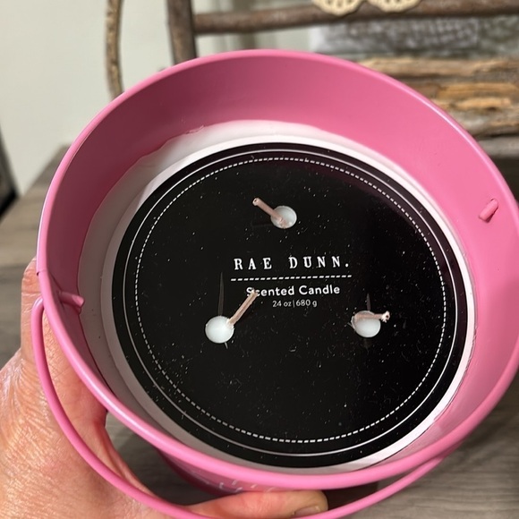 NEW Rae Dunn PINK "HELLO SUMMER" CITRONELLA & COCONUT PATIO CANDLE BUCKET - Picture 9 of 10